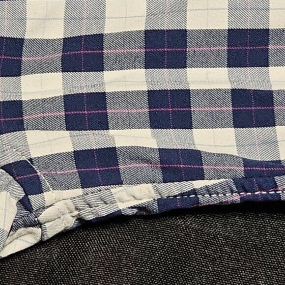 Bonobos Slim Fit Blue & White Checkered Button-Down Shirt Size Medium - Picture 13 of 16